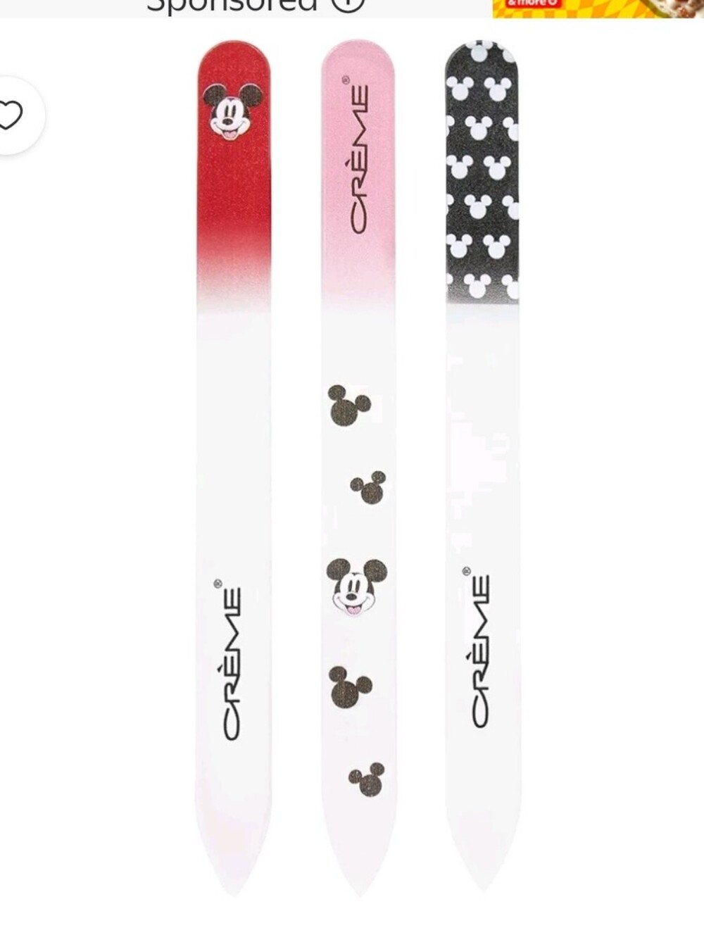 The Crème Shop x Mickey Mouse Crystal Nail File Set